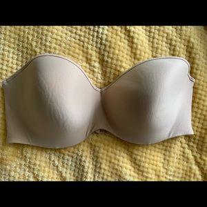 MAIDENFORM 40DD Tan Strapless Bra